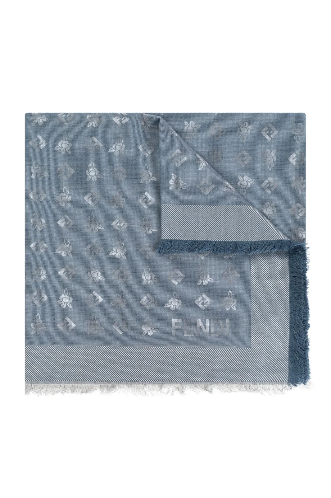 Chăn cashmere Loro Piana cho bé xanh nhạt